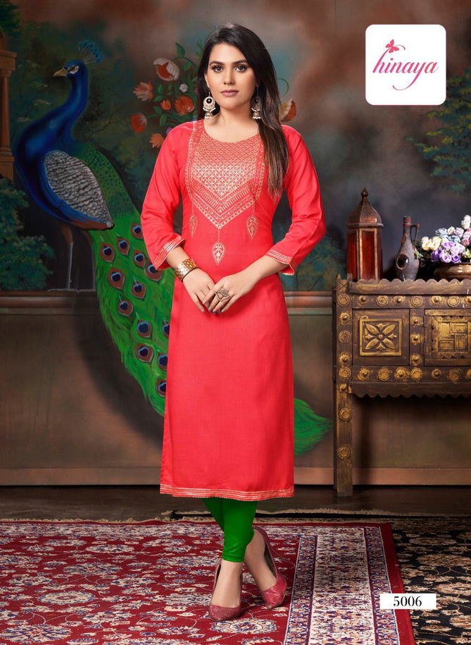 Kareena 4 Fancy Designer Embroidery Ethnic Wear Kurtis Collection